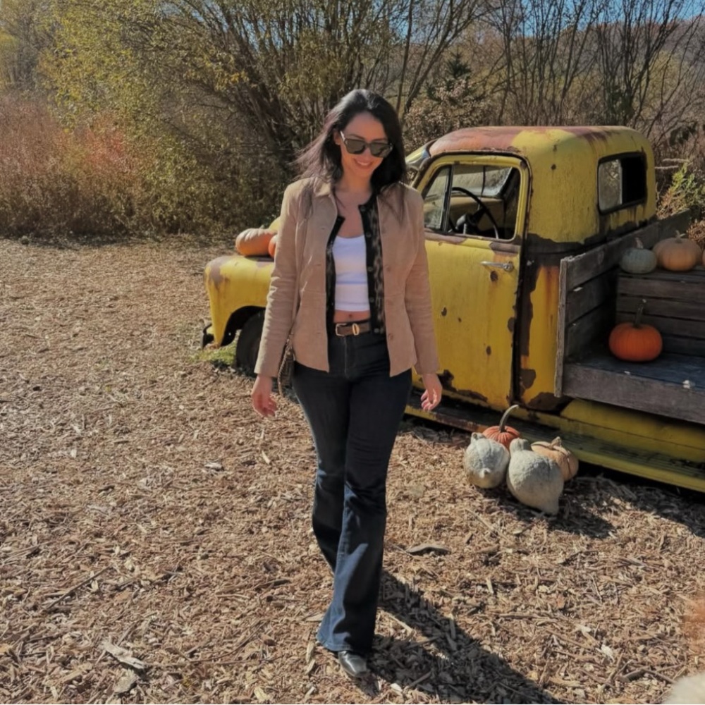 Tan Suede blazer